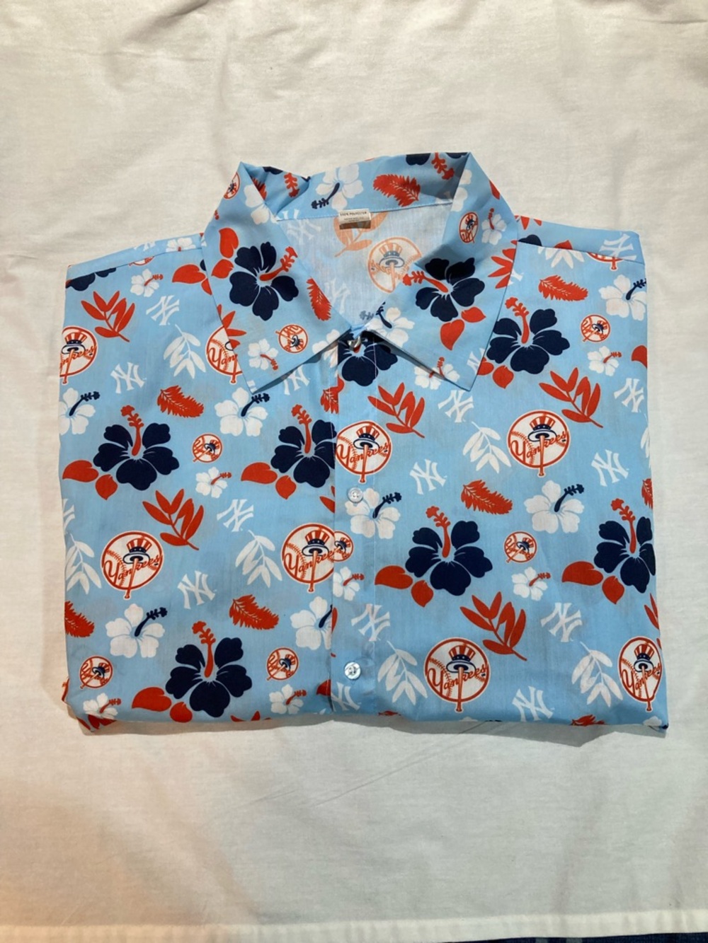 New York Yankees Hawaiian Shirt, Men’s XL